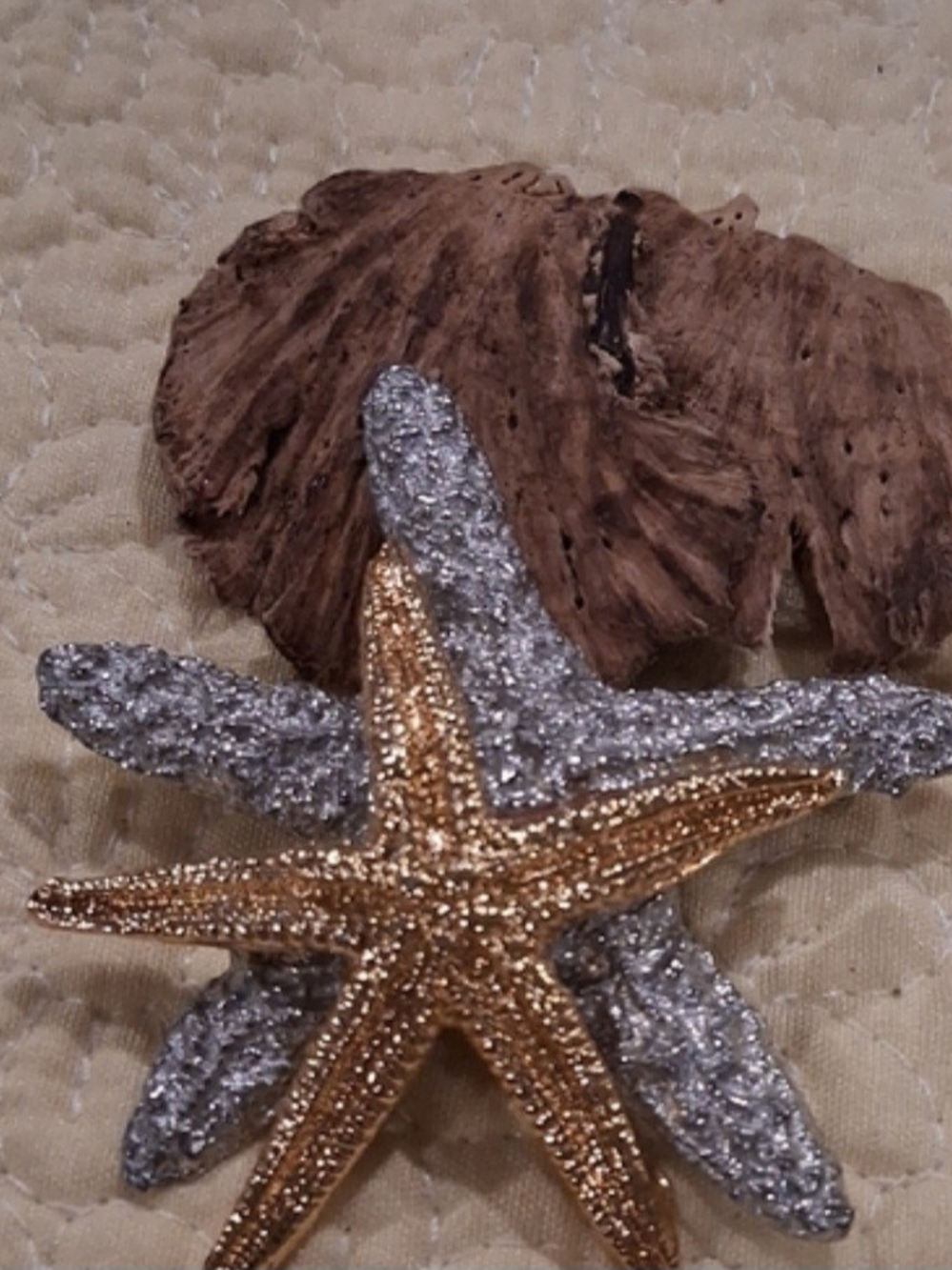 Gold and Silver Starfish Brooch - Women Jewelry Brooches